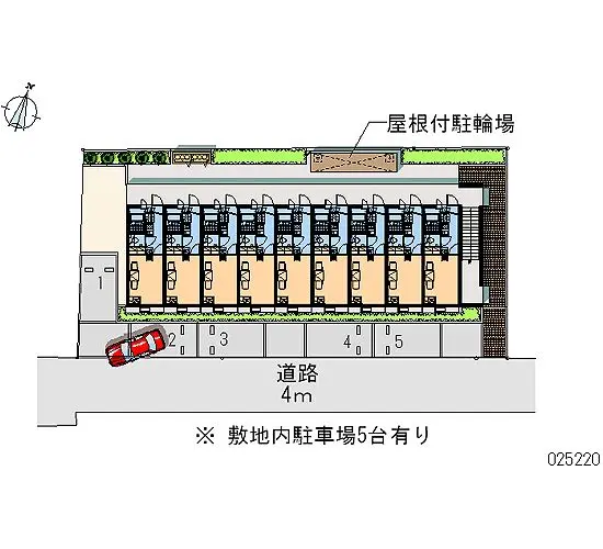 ★手数料０円★松戸市五香南２丁目　月極駐車場（LP）